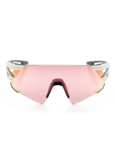 PUMA EYEWEAR lentes de sol con armazón oversize y placa del logo