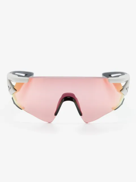 PUMA EYEWEAR logo-plaque oversize-frame sunglasses