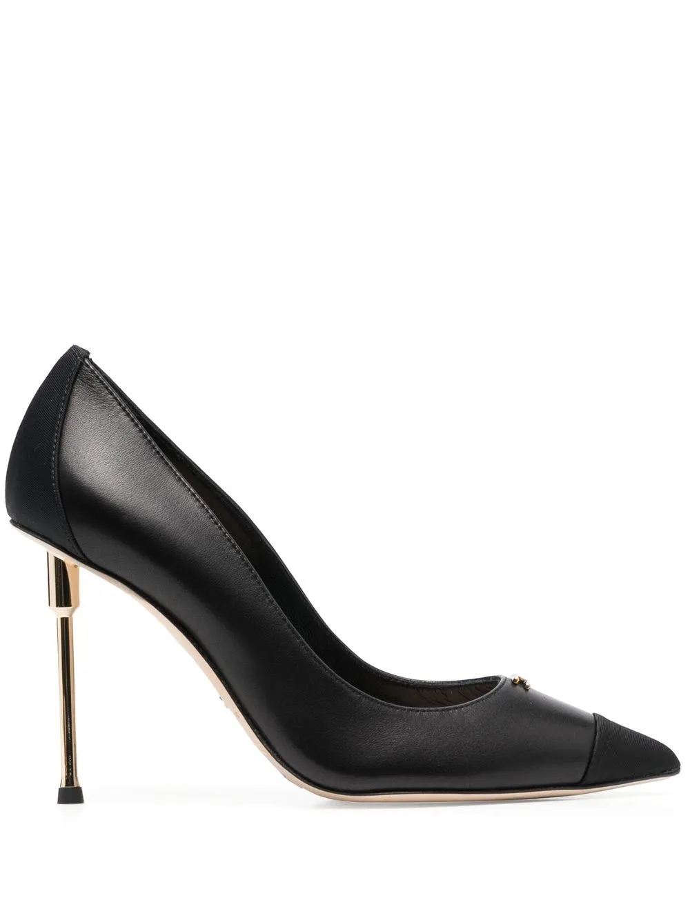 

Elisabetta Franchi 90mm logo-plaque pumps - Black