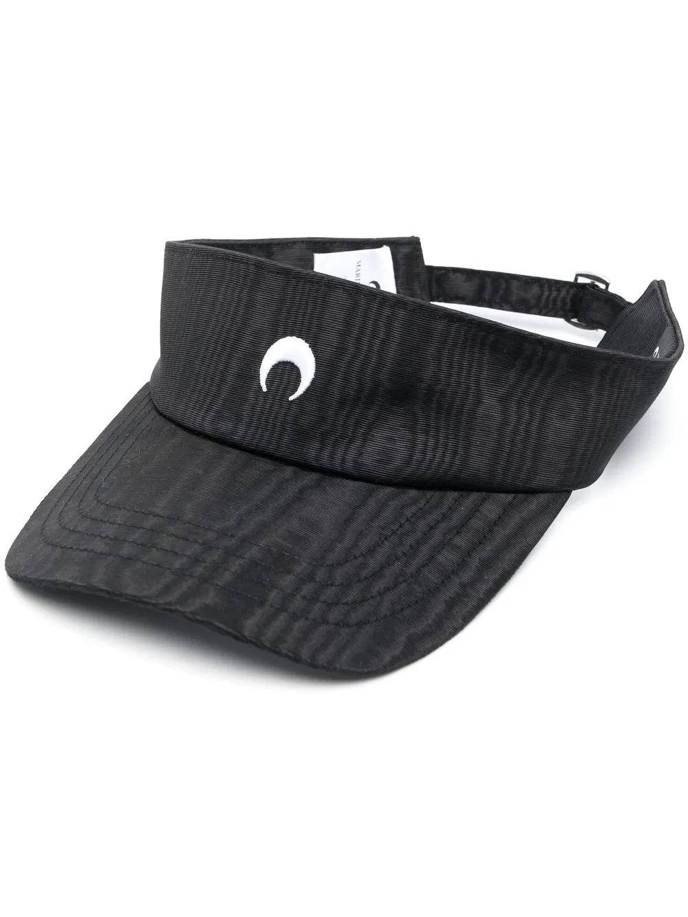 

Marine Serre moire embroidered visor - Black