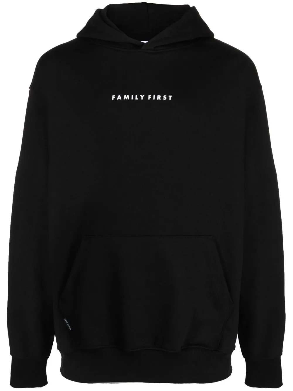 

Family First hoodie con logo estampado - Negro