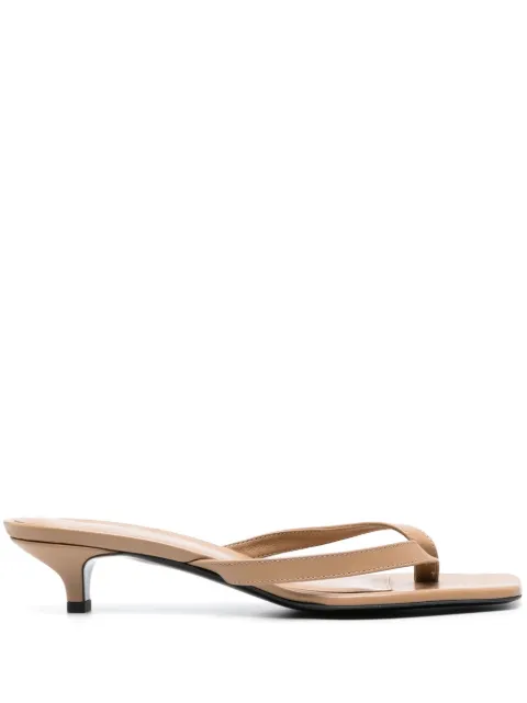 TOTEME square-toe sandals