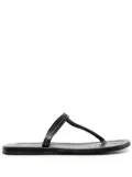TOTEME T-bar leather sandals - Black