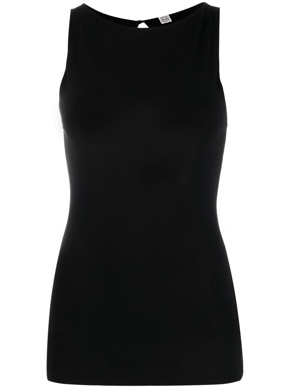 Totême Keyhole-detail Vest In Black