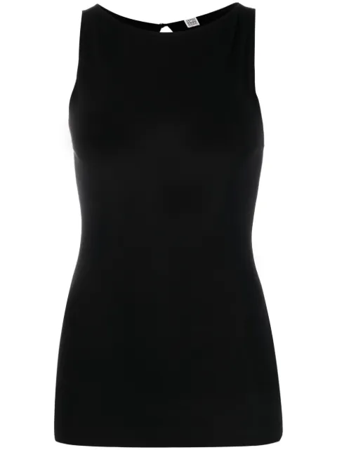 TOTEME keyhole-detail vest
