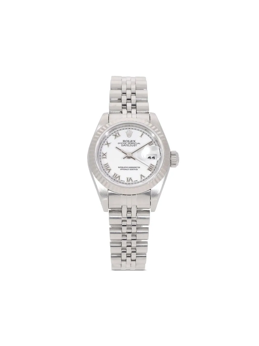 

Rolex pre-owned Datejust 26mm - White