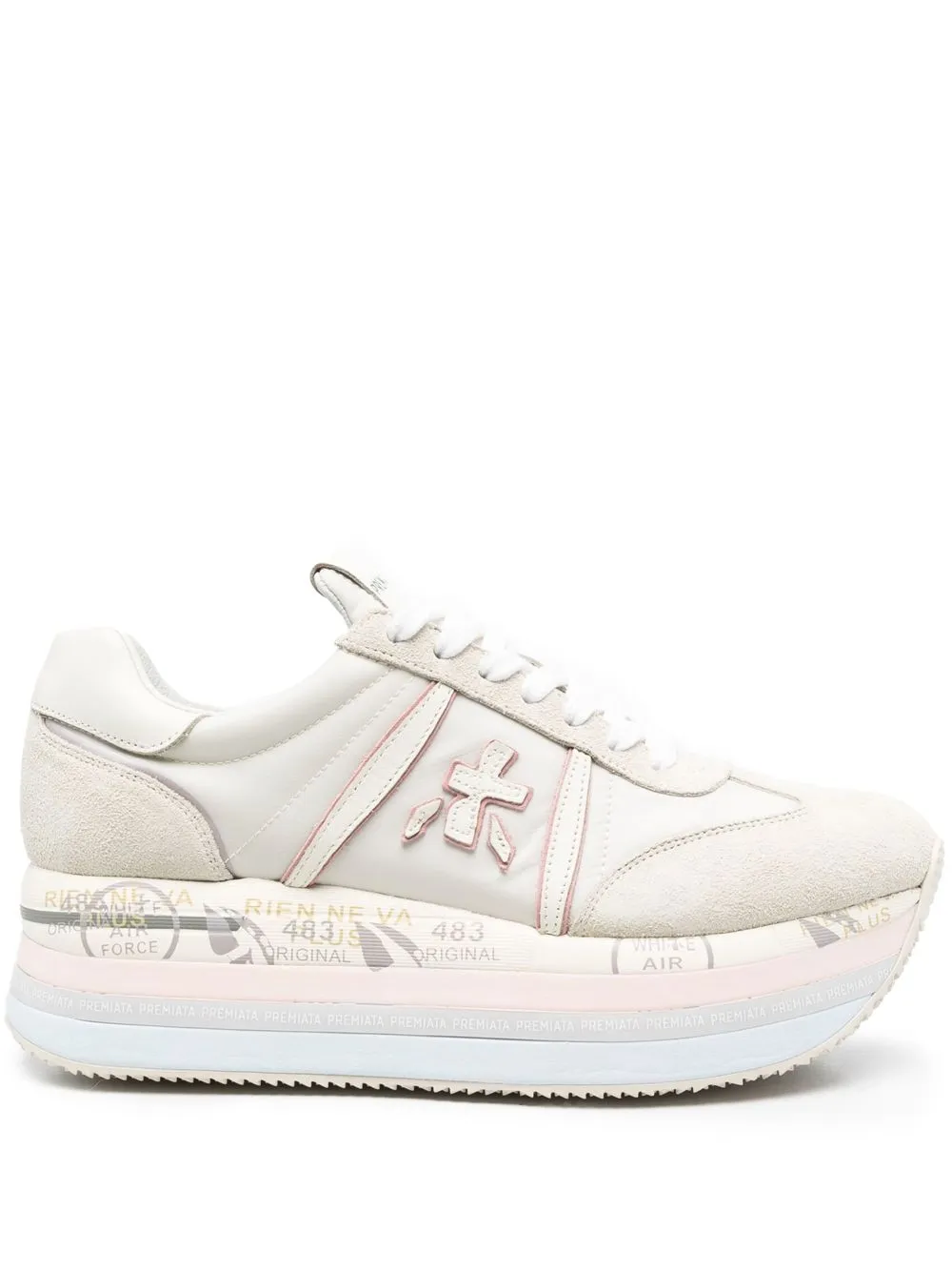 

Premiata Beth flatform sneakers - Neutrals