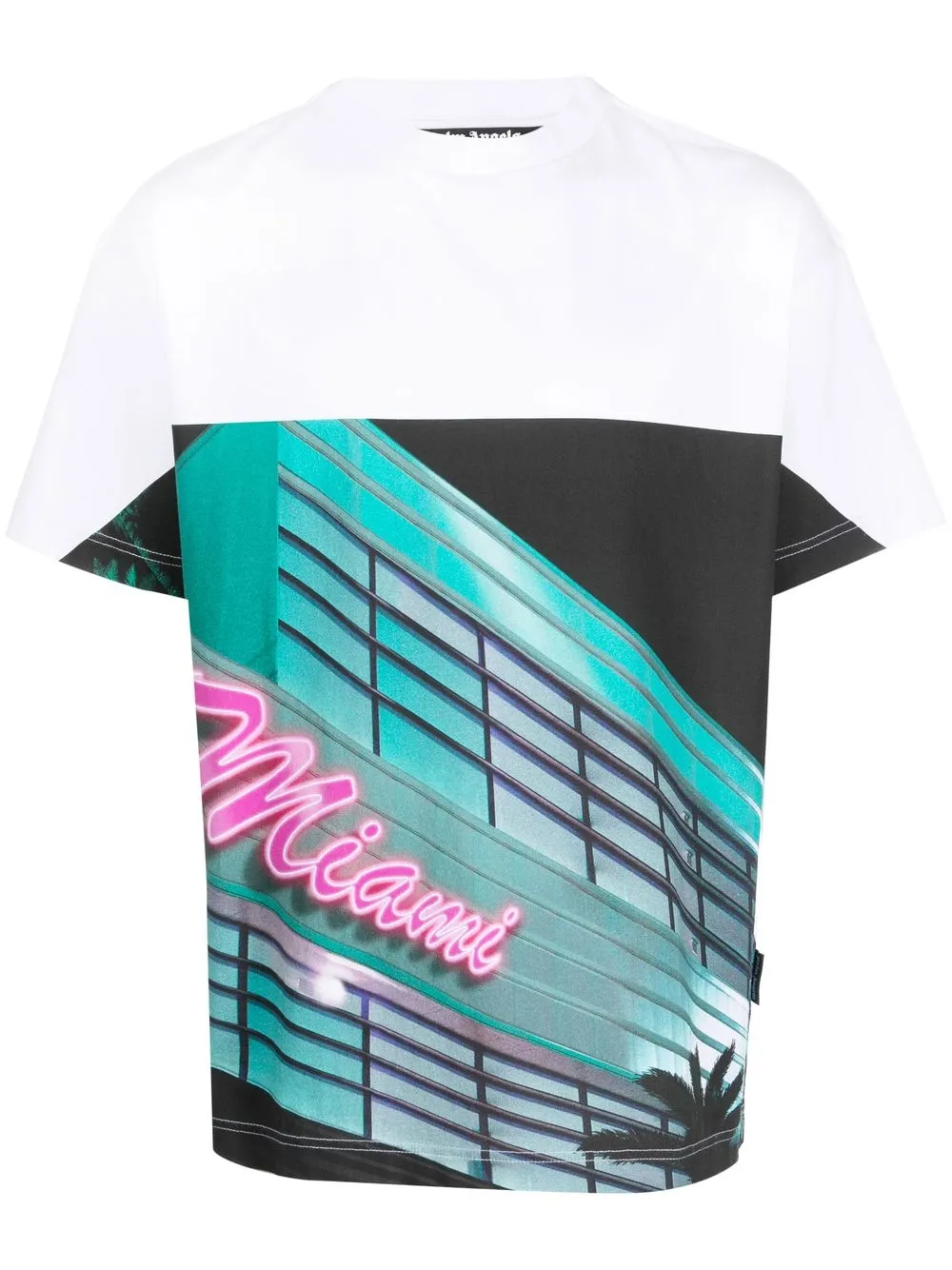 

Palm Angels graphic-print cotton T-shirt - White