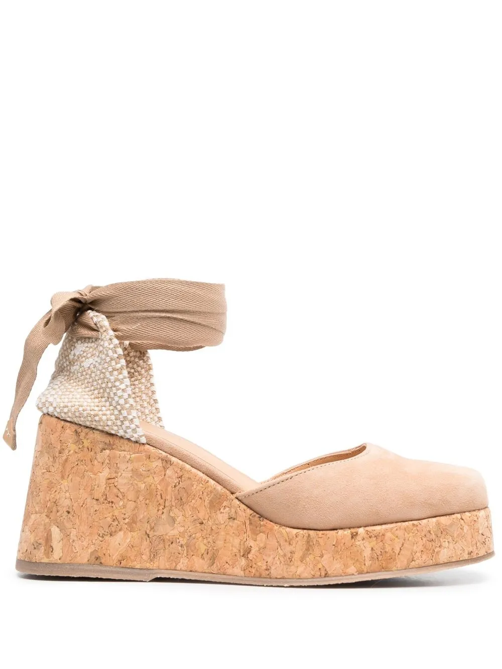 

Castañer suede square-toe espadrilles - Neutrals