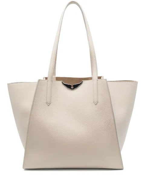 Zadig&Voltaire tote con placa del logo
