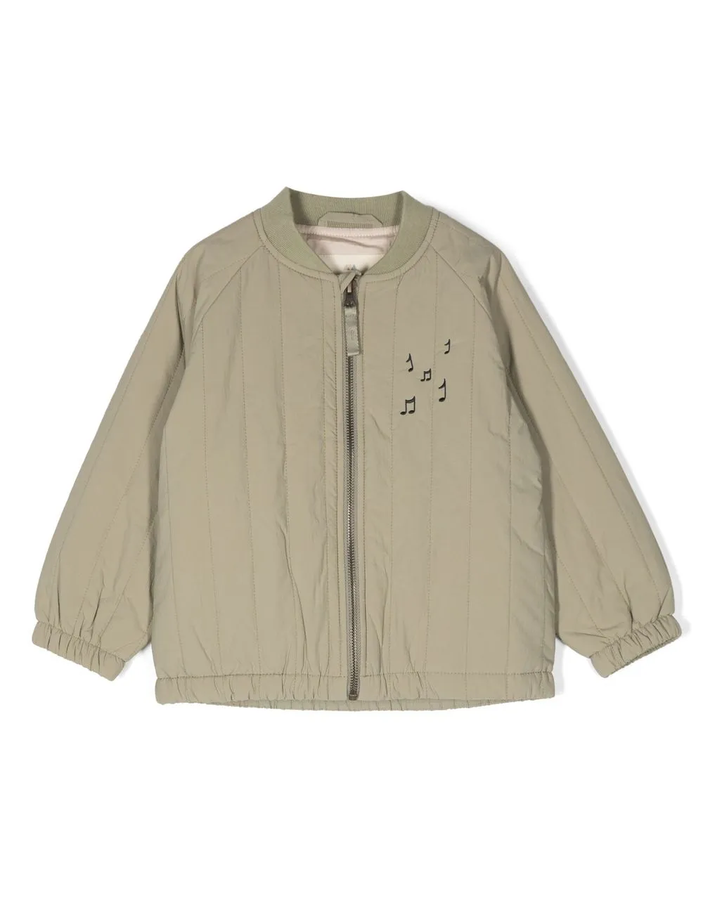 Konges Sløjd chamarra bomber con logo bordado - Verde