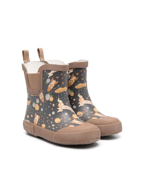 Konges Sløjd illustration-print welly boots 