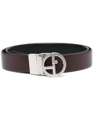 Emporio Armani buckle-fastening Leather Belt - Farfetch