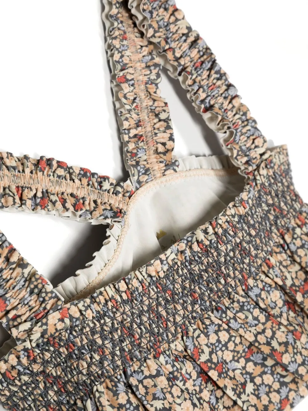 Konges Sløjd Bikini met bloemenprint - Beige