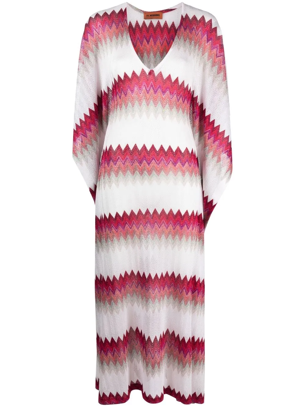 

Missoni zigzag-motif dress - White