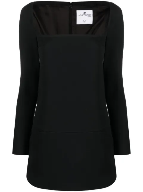 Courrèges square-neck mini dress