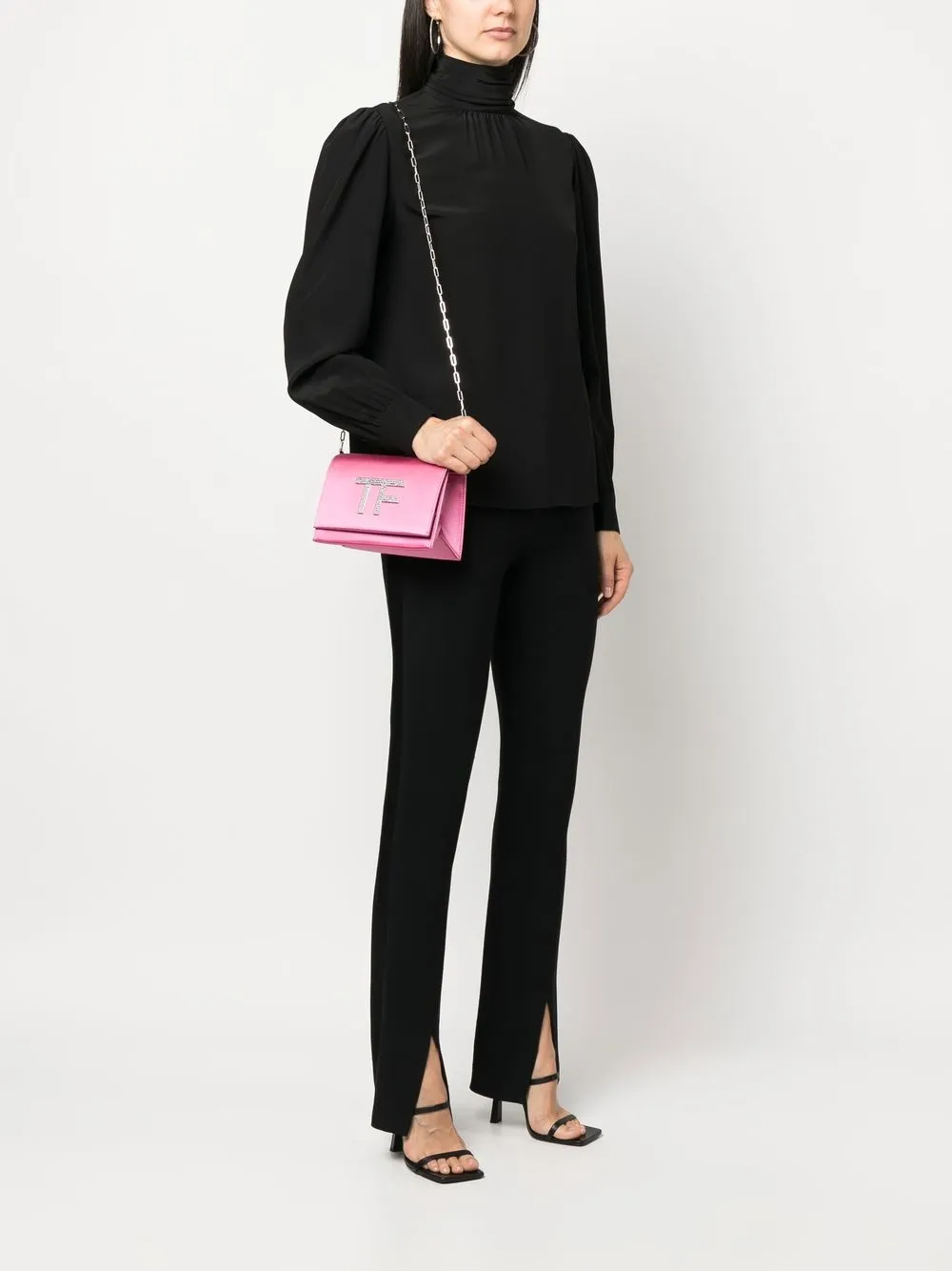 TOM FORD Schoudertas met monogram - Roze