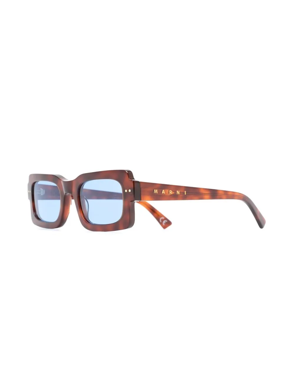 Marni Eyewear Lake Vostok zonnebril - Bruin