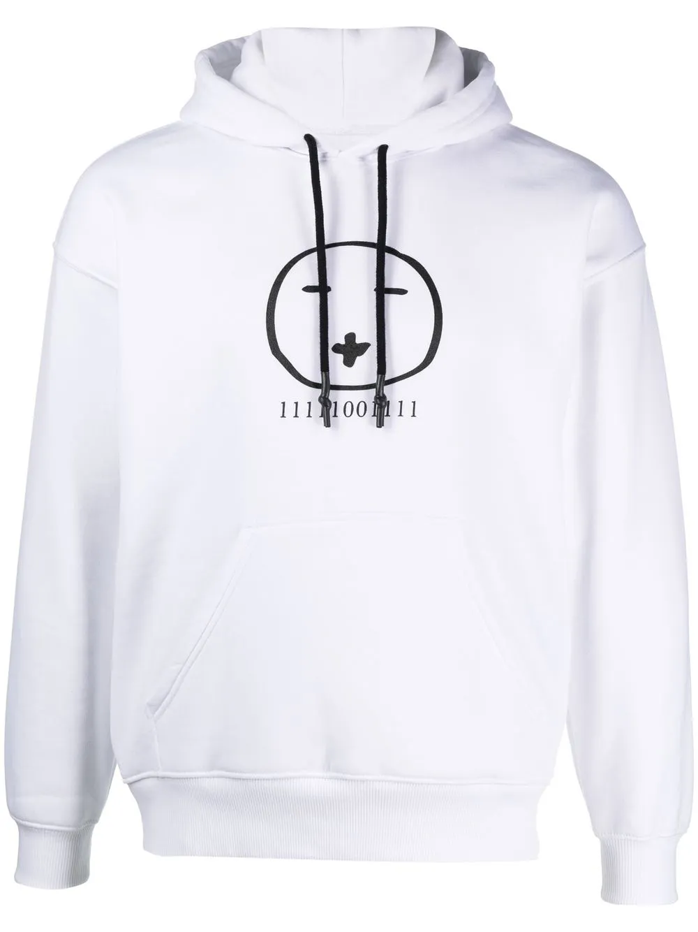

Société Anonyme graphic-print drawstring hoodie - White