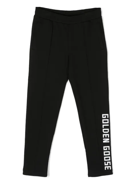 Golden Goose Kids Calça esportiva com logo