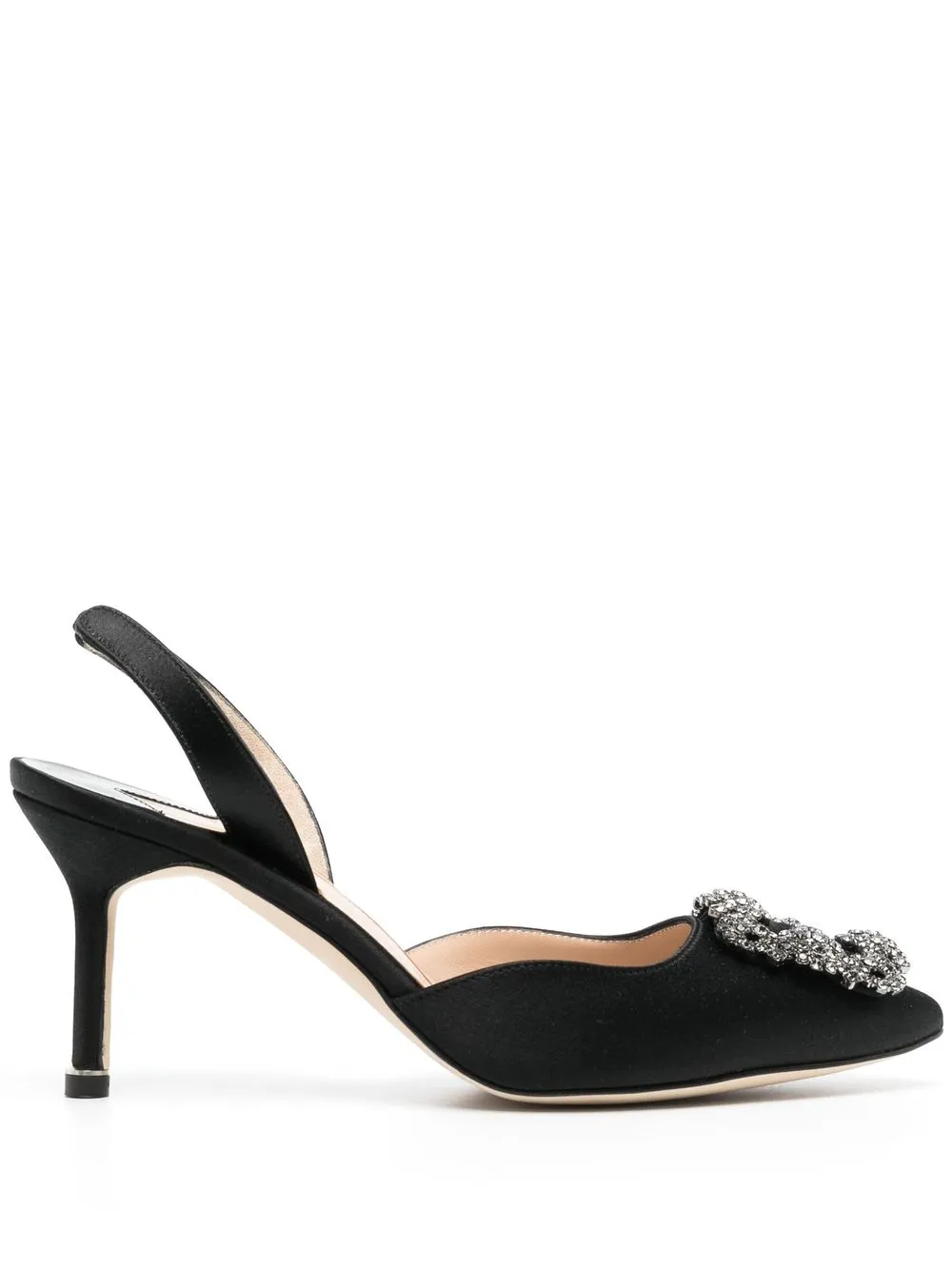 

Manolo Blahnik Hangisi 70mm slingback pumps - Black
