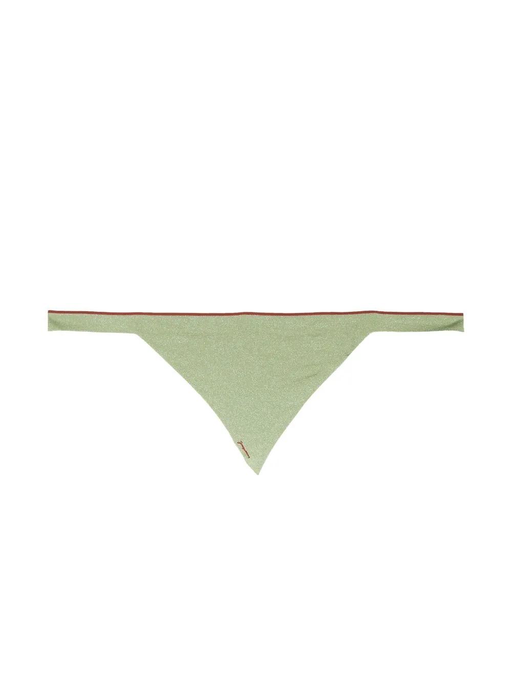 

Jacquemus Le foulard Brilho scarf - Green