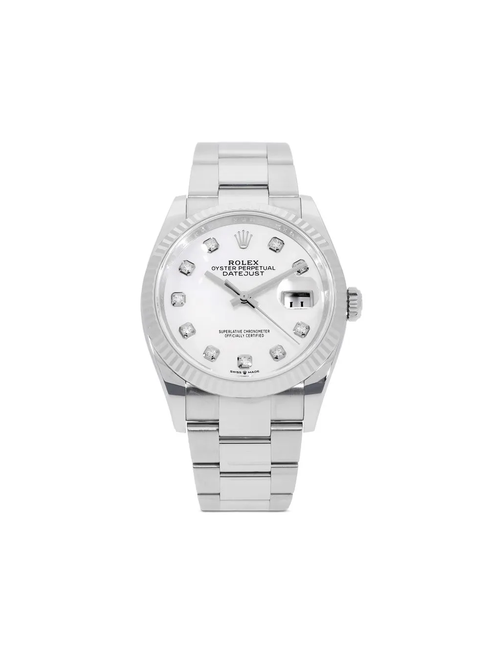 

Rolex pre-owned Datejust 36mm - White