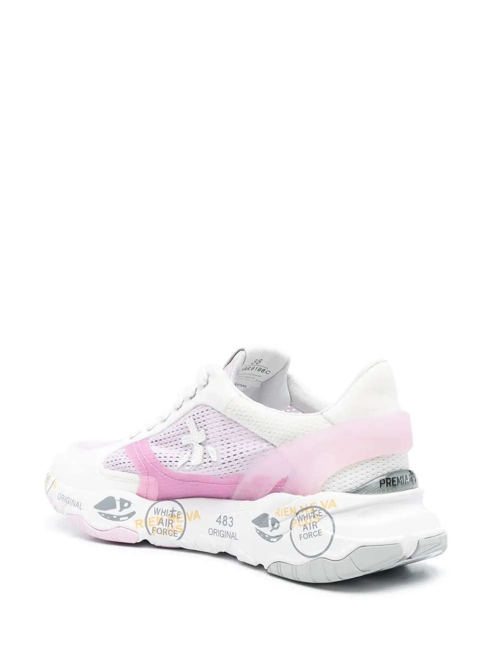 Premiata Buff Low-top Sneakers In White