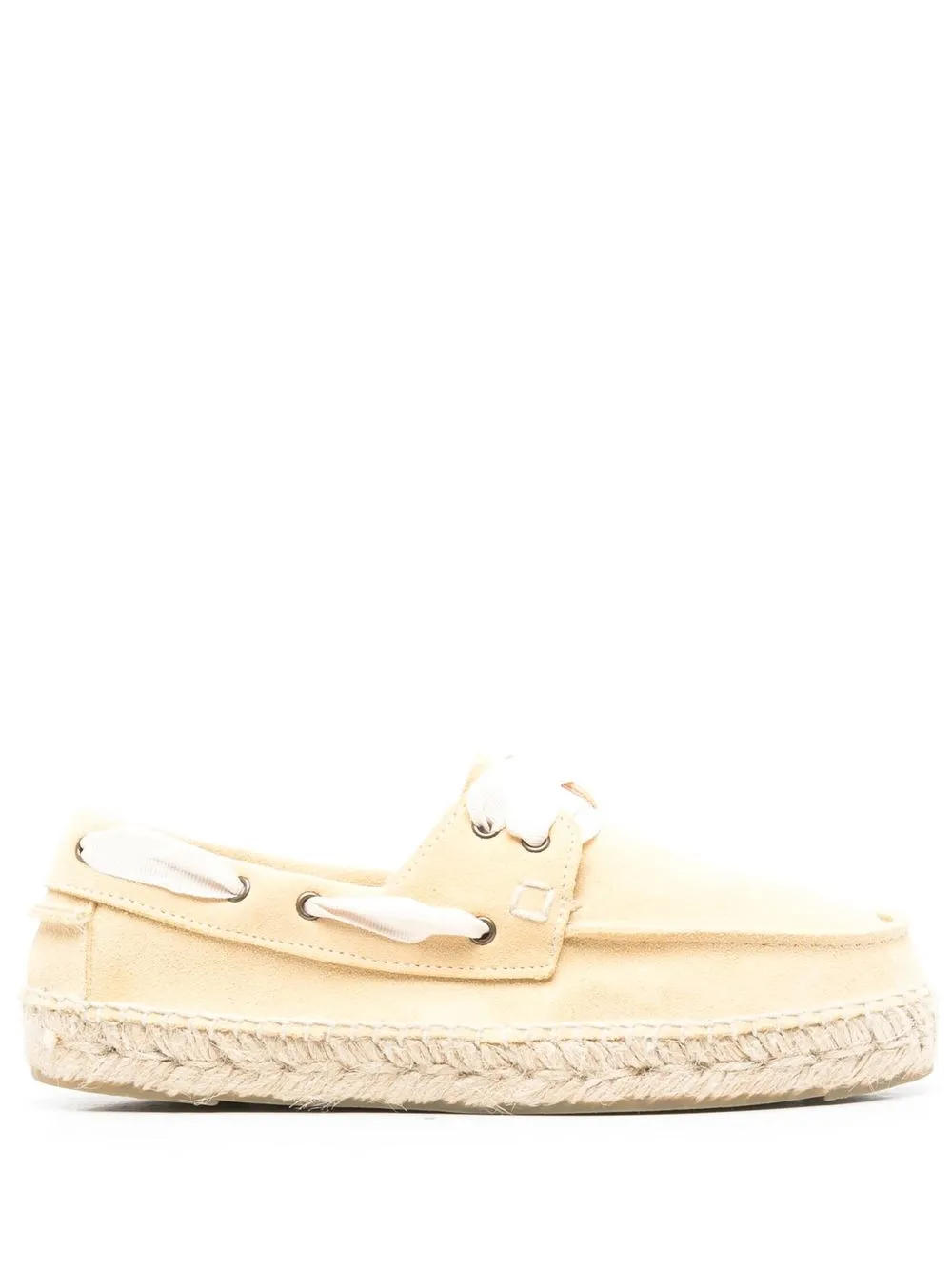 

Manebi calf-suede lace-up espadrilles - Yellow