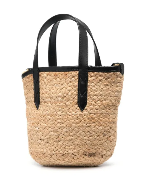 Zadig&Voltaire ZV Initiale woven tote bag LWBA02217 - 2