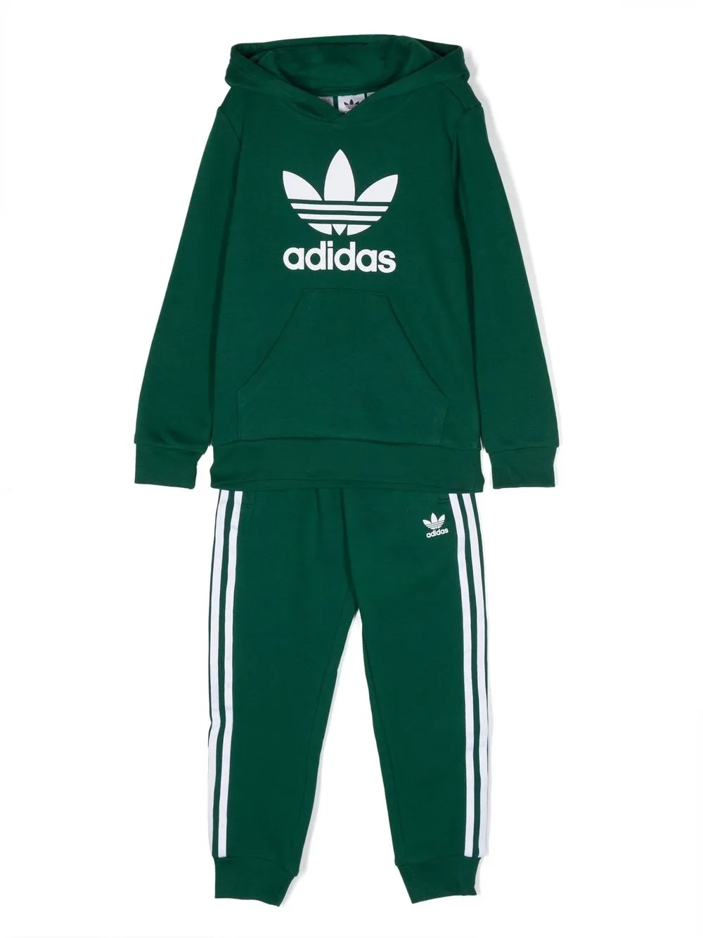 

adidas Kids logo-print tracksuit set - Green