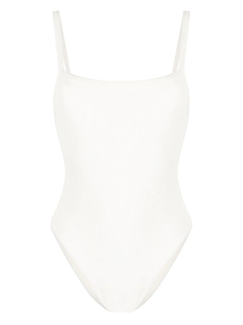 

LIDO ribbed-knit swimsuit - Neutrals