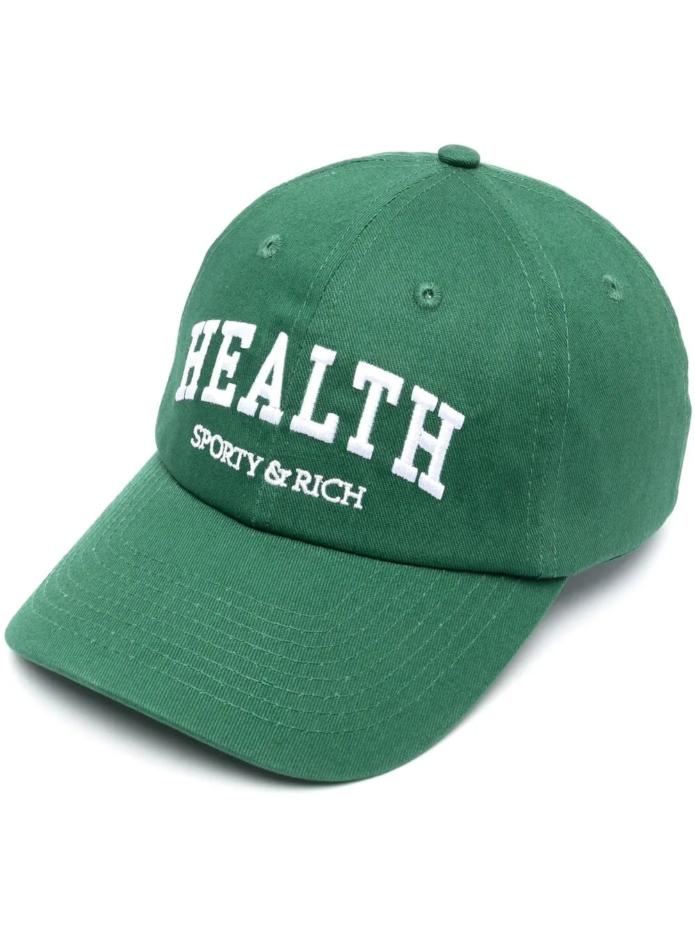

Sporty & Rich Health embroidery baseball cap - Green