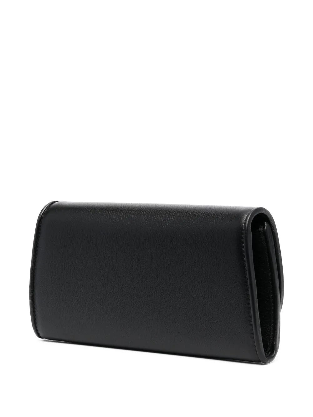 Gucci Logo-plaque Leather Wallet In Black