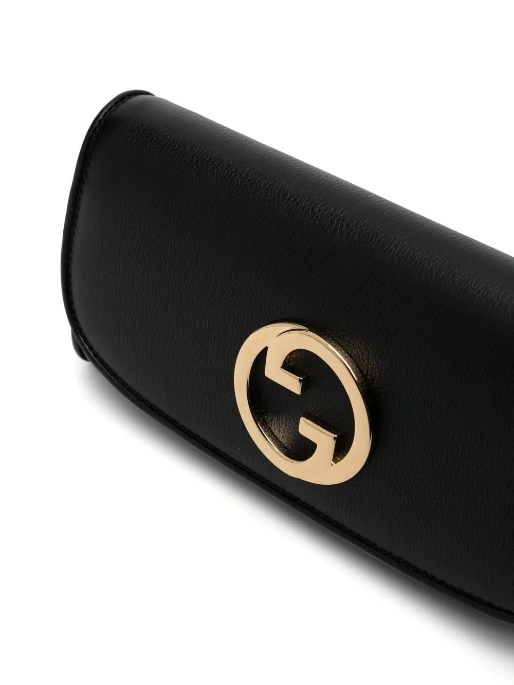 Gucci Logo-plaque Leather Wallet In Black