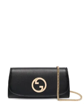 入手困難✨ GUCCI グッチ チェーンショルダー ウォレット ブラック GUCCI（グッチ） ショルダーバッグ レディース チェーンウォレット お
