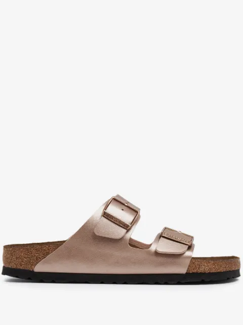 Birkenstock Birko-Flor leather slides