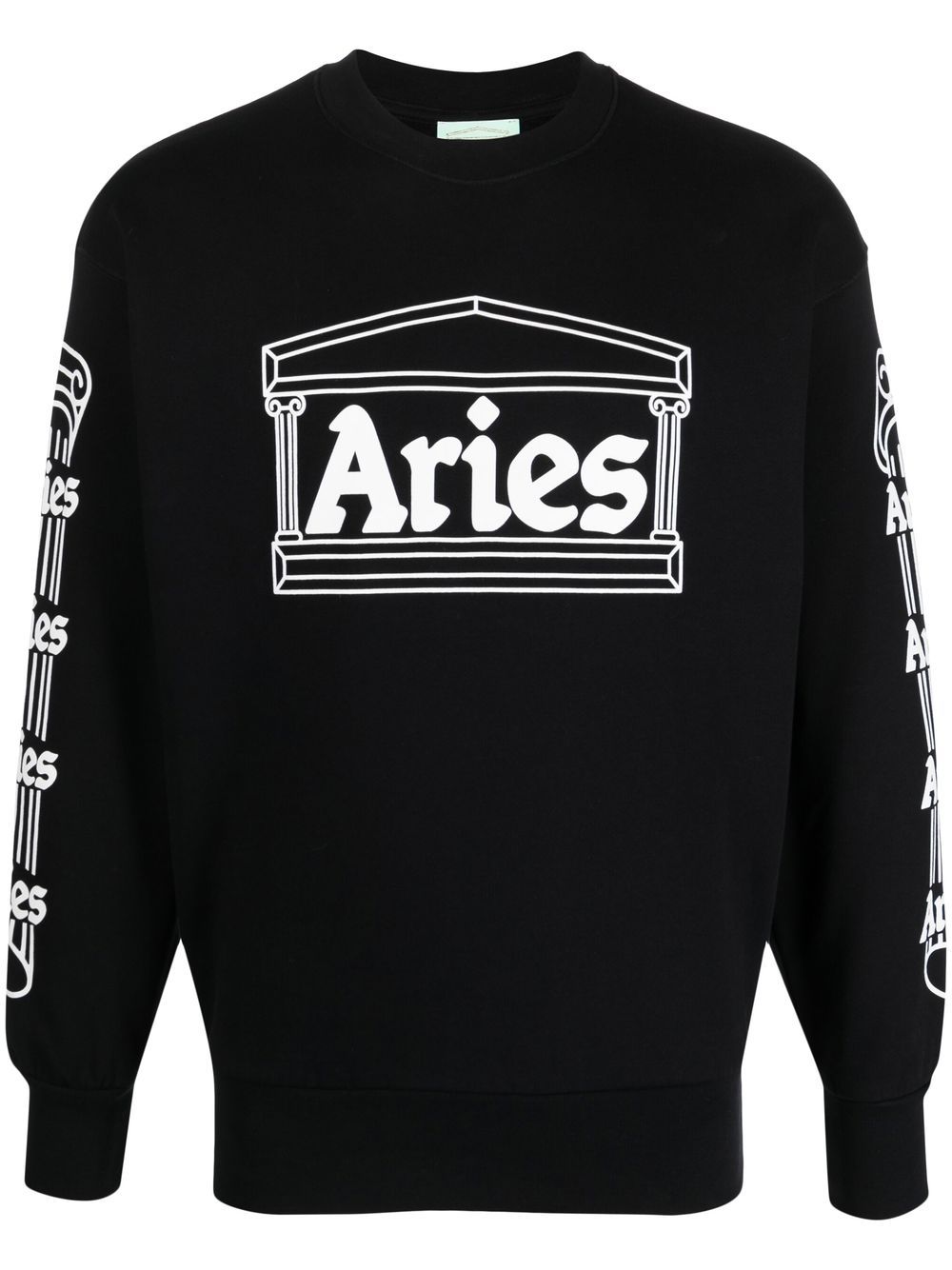 logo-print detail jumper