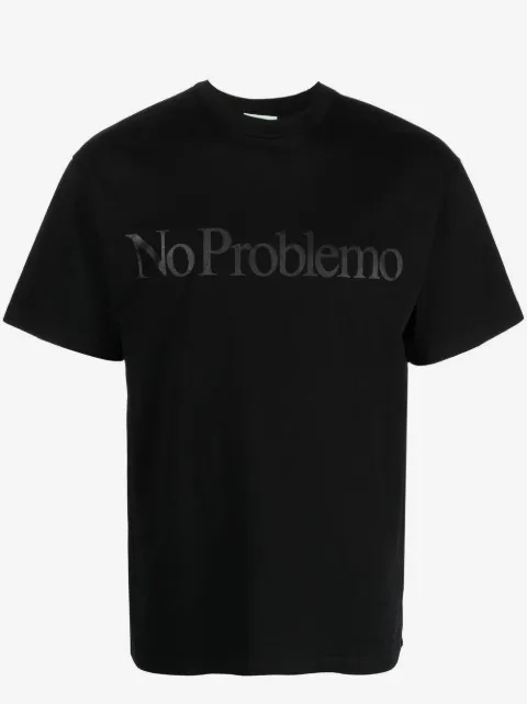 Aries No Problemo print T-shirt