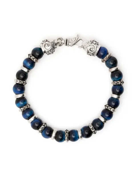 Emanuele Bicocchi pulsera con cuentas de ojo de tigre