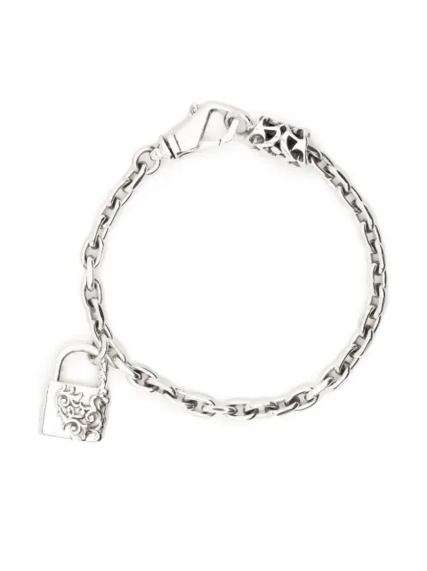 Emanuele Bicocchi Arabesque padlock chain bracelet