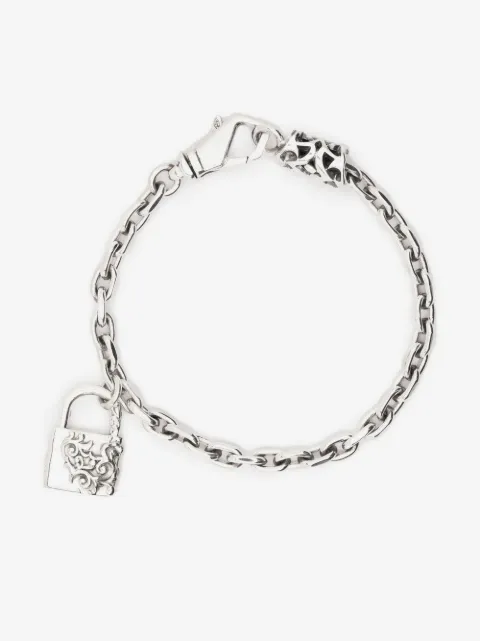 Emanuele Bicocchi Arabesque padlock chain bracelet