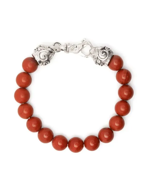 Emanuele Bicocchi bracelet à perles de jaspes