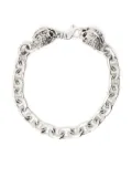 Emanuele Bicocchi Arabesque skull chain bracelet - Silver
