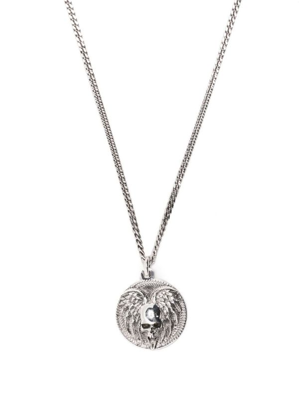 Skull coin store necklace