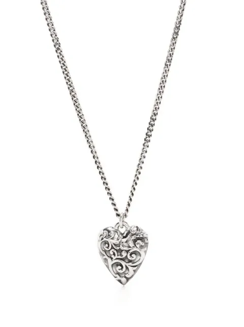 Emanuele Bicocchi Arabesque heart pendant necklace