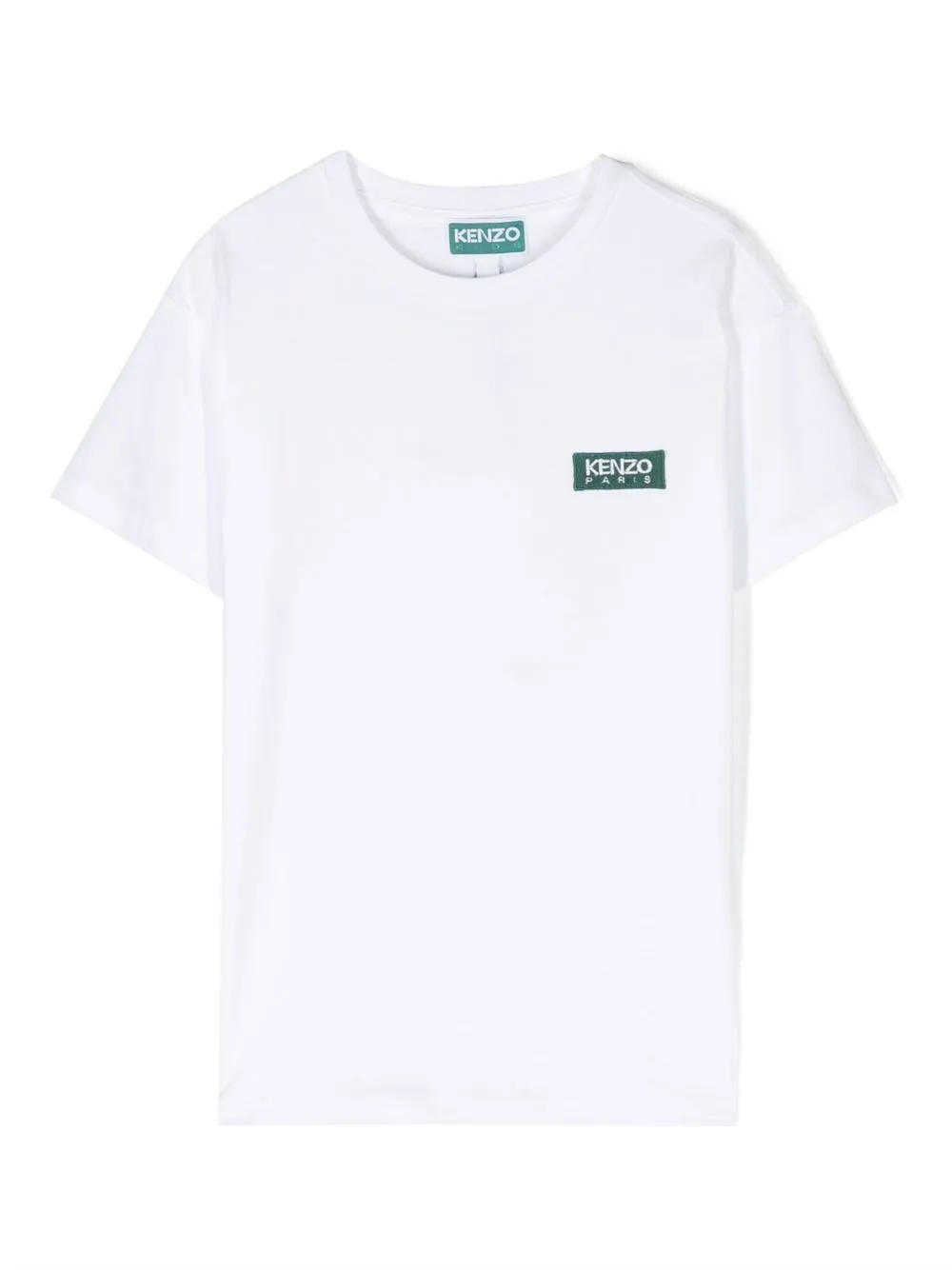 

Kenzo Kids playera con logo estampado en el pecho - Blanco