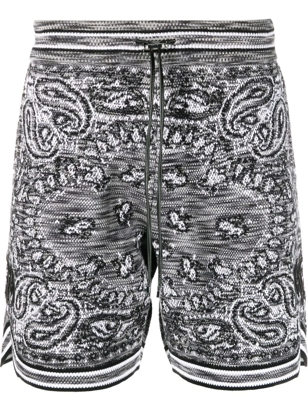 

AMIRI logo-patch track shorts - Black