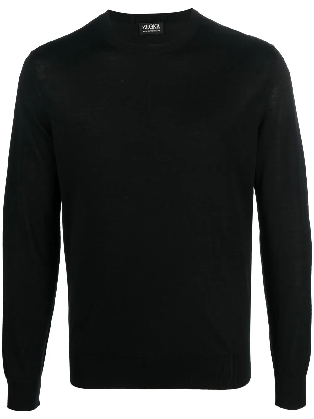 

Zegna round-neck knit jumper - Black