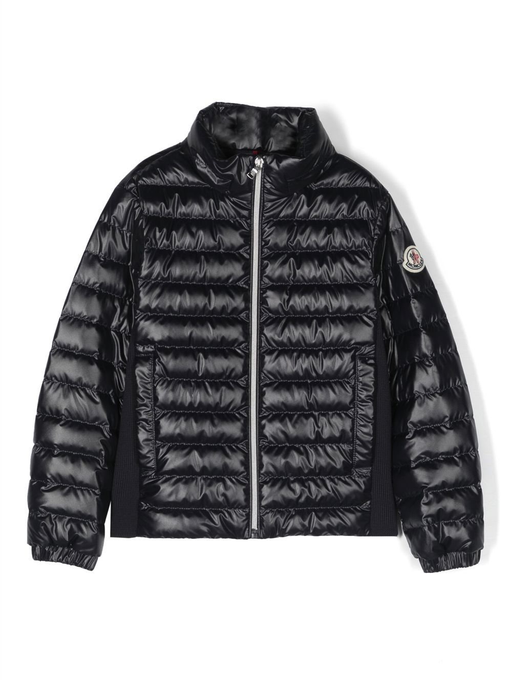 Moncler Enfant zip-up padded jacket - Blue